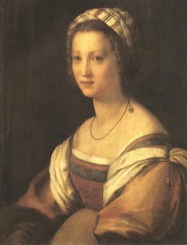 Andrea Del Sarto : Portrait of the Artist's Wife